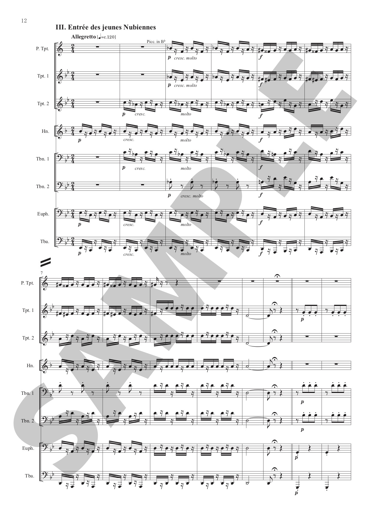 歌劇「ファウスト」よりバレエ音楽（抜粋）[八重奏版] (グノー) 金管八 